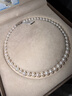 珍珠皇后敬愛(ài) S925銀正圓強光澤白色淡水珍珠項鏈母親節禮物送媽媽 曬單實(shí)拍圖
