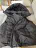 鴨鴨（YAYA）羽絨馬甲女外穿秋冬新款時(shí)尚連帽坎肩馬夾背心百搭羽絨服外套 A3黑色 L 曬單實(shí)拍圖
