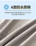 防水夾棉隔尿床笠單件席夢(mèng)思床墊保護罩防塵隔臟套全包床單套夏季 素雅灰【防水隔尿 A類(lèi)裸睡級】 單床笠180x200cm【適5-28cm墊】 曬單實(shí)拍圖