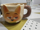 迪士尼陶瓷水杯瘋狂動(dòng)物城大容量咖啡杯馬克杯卡通送禮品杯子DIY定制杯 尼克-馬克杯 1個(gè) 曬單實(shí)拍圖