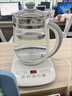 九陽(yáng)（Joyoung）0膠水養生壺 1.5L煮茶器 玻璃花茶壺 316不銹鋼燒水壺電熱水壺 WY301 曬單實(shí)拍圖