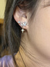 XUPING旭平首飾合金合成鋯石耳飾 早春粉彩情人節 時(shí)尚百搭星星 X001228164 耳釘 曬單實(shí)拍圖