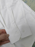 羅蒙（ROMON）純色商務(wù)職業(yè)正裝男士白襯衫工裝外套長(cháng)袖襯衣男CS108白色5XL 曬單實(shí)拍圖