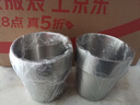 拜杰304雙層杯不銹鋼臺階杯韓式啤酒杯咖啡杯不銹鋼水杯260ml單只裝 曬單實(shí)拍圖