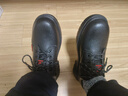 藍鷗盾勞保鞋男絕緣6KV電工牛皮防砸包頭防刺工地工作安全鞋D8112N-1 39 曬單實(shí)拍圖