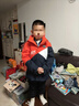 伯希和（Pelliot）兒童沖鋒衣三合一男女秋冬戶(hù)外硬殼防風(fēng)夾克外套13040127紅130 曬單實(shí)拍圖