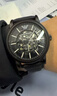 EMPORIO ARMANI 阿瑪尼手表男自動(dòng)機械表生日38節禮物送男友黑武士鏤空明星腕表 【HOT推薦】黑武士皮帶 AR60008 曬單實(shí)拍圖