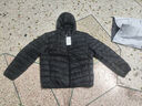 真維斯（Jeanswest）輕薄羽絨服男冬季男士保暖外套羽絨襖子輕便外套白鴨絨連帽休閑服 A210-160507黑色 5XL （建議200-220斤） 曬單實(shí)拍圖