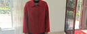 恒源祥雙面呢羊絨大衣女橘色中年媽媽高端春秋短款寬松小個(gè)子羊毛呢外套 磚紅色 送運費險 S 建議110斤內 曬單實(shí)拍圖