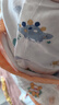 愛(ài)貝迪拉新生兒寶寶連體衣春秋款純棉哈衣男女寶寶中開(kāi)爬服初秋連體衣80碼 曬單實(shí)拍圖