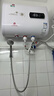 櫻花雪白色家用熱水器電熱水器出租房衛生間洗澡沐浴儲水式速熱扁桶雙膽數顯40升/50/60/80/100二級能效 40升高配+多重防電+指導安裝 曬單實(shí)拍圖