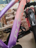鳳凰官方旗艦店兒童自行車(chē)男女變速青少年學(xué)生山地車(chē)碟剎賽車(chē) 星際 粉紫【單速】輻條輪 20寸【適合125-160cm】 曬單實(shí)拍圖