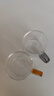 雅集茶具品茶杯曉茶杯100ml耐熱玻璃品茗杯家用辦公杯彩把-6個(gè)裝 曬單實(shí)拍圖