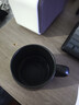 品喻（PINYU）石紋情侶馬克杯個(gè)性陶瓷大容量辦公室家用簡(jiǎn)約生日禮物500ml黑色 曬單實(shí)拍圖