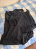 京東京造重磅男士t新年恤長(cháng)袖內搭打底衫男春季新款休閑高級感圓領(lǐng)上衣黑M 曬單實(shí)拍圖