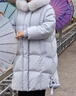 ONLY2025冬季新款90白鵝絨簡(jiǎn)約百搭毛領(lǐng)中長(cháng)款羽絨服女|125412017 C41拂黎灰色 XS 曬單實(shí)拍圖