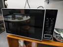 美的（Midea）微波爐平板小型家用多功能 易清潔內膽20升 高效速熱一鍵解凍殺菌除味寶寶菜單 M22J 曬單實(shí)拍圖