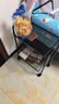 溢彩年華廚房置物架落地儲物架移動(dòng)收納小推車(chē)蔬菜架子多層零食架1056-BK 曬單實(shí)拍圖