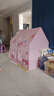 鬧鬧貓帳篷兒童室內女孩公主分床神器美樂(lè )蒂寶寶可睡覺(jué)秘密基地生日禮物 美樂(lè )蒂帳篷+【棉球燈云朵彩旗蝴蝶夾子】 【金屬鍍漆支架】（長(cháng)1.2米寬1米高1.3米） 曬單實(shí)拍圖