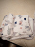 十月結晶嬰兒浴巾純棉紗布初生新生兒超柔吸水寶寶兒童大毛巾方巾 6層柔軟包邊 魔幻森林（110*110cm） 曬單實(shí)拍圖