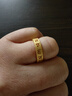 周生生六字大明咒黃金戒指文化祝福開(kāi)口戒對戒90212R計價(jià) 4.5克 曬單實(shí)拍圖