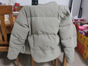 特步（XTEP）80%絨短款羽絨服男女款冬季新款保暖防風(fēng)加厚外套男 天灰色-0115-80%絨 L 曬單實(shí)拍圖