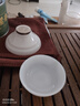 玉中泥 白玉瓷整套茶具套裝日式羊脂玉陶瓷家用簡(jiǎn)約蓋碗茶杯公道杯創(chuàng  )意組合功夫茶禮盒裝 標準配置（1個(gè)蓋碗6個(gè)杯 一套茶漏）熱賣(mài)型 曬單實(shí)拍圖