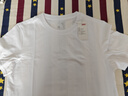 京東京造紅點(diǎn)10A抗菌短袖t恤男26新款純棉打底衫內搭春季衣服新年 白色XL 曬單實(shí)拍圖