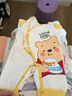 迪士尼嬰兒衣服新生兒連體衣春秋季純棉滿(mǎn)月寶寶爬爬服百天睡衣秋冬季66 曬單實(shí)拍圖