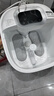 飛利浦（PHILIPS）泡腳桶躺泡免洗電動(dòng)按摩足浴盆UV殺菌小白桶智能恒溫加熱軟膠泡腳盆3222F 三八節禮物實(shí)用禮物 曬單實(shí)拍圖