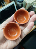 藏壺天下 宜興紫砂功夫茶杯小口杯單個(gè)品茗杯古風(fēng)茶盞小紫砂杯 朱泥 40ml 曬單實(shí)拍圖