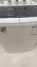 小鴨2.5公斤雙缸小型半自動(dòng)迷你洗衣機 嬰兒小洗衣機 家用洗衣機雙桶小型洗脫一體 雙缸 不銹鋼內桶款 曬單實(shí)拍圖