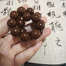 戚小米招財紫金鼠菩提手串男款光珠菩提正圓黃紅皮老料佛珠念珠男士文玩 紫金鼠手串【12mm】 曬單實(shí)拍圖