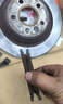天合（TRW）剎車(chē)盤(pán)后盤(pán)適用于沃爾沃S60/S60L/S80/V60 DF6187S 曬單實(shí)拍圖
