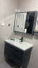 戀派浴室柜 陶瓷一體盆衛生間洗臉盆柜組合懸掛式洗漱臺智能洗手盆柜 智能鏡柜】珠光灰【促銷(xiāo)中】80cm 曬單實(shí)拍圖