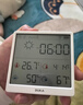 杜克溫濕度計室內時(shí)鐘wifi智聯(lián)家用數顯電子可貼可立TH3 白色 曬單實(shí)拍圖
