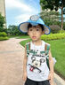 昇南太陽(yáng)能風(fēng)扇帽子兒童空頂遮陽(yáng)帽男女童大帽檐太陽(yáng)帽夏季戶(hù)外防曬帽 藍色-太陽(yáng)能風(fēng)扇/安全靜音久續航 曬單實(shí)拍圖