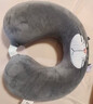 名創(chuàng  )優(yōu)品（MINISO）迪士尼貓咪系列路西法記憶棉U型枕午睡枕旅行教室辦公室靠枕禮物 曬單實(shí)拍圖