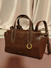 Songmont山下有松循跡mini見(jiàn)物小挎包無(wú)性別植鞣手提斜挎包 檀棕 現貨 曬單實(shí)拍圖