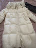 冰潔BINJORA 25冬新長(cháng)款脫卸帽羽絨服女 95白鴨絨泡芙羽絨服J5400DO90 曬單實(shí)拍圖