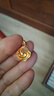 周生生新年禮物黃金吊墜 玫瑰花足金掛墜 不含項鏈72931P計價(jià) 3.25克 曬單實(shí)拍圖