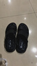 蜘蛛王涼鞋男士拖鞋夏季休閑透氣沙灘鞋牛皮舒適防滑兩穿涼拖 黑色 42 曬單實(shí)拍圖