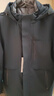 羅蒙（ROMON）鵝絨羽絨服男爸爸裝厚款保暖秋冬商務(wù)休閑可脫內膽高端休閑羽絨服 曬單實(shí)拍圖