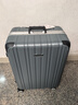 美旅行李箱26英寸時(shí)尚鋁框拉桿箱超輕萬(wàn)向輪旅行箱灰綠色TV3密碼箱 曬單實(shí)拍圖