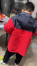 伯希和（Pelliot）戶(hù)外兒童沖鋒衣男女三合一防風(fēng)防水春夏夾克外套134301043藍紅140 曬單實(shí)拍圖