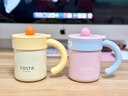 COSTA保溫杯桌面手持咖啡杯男女士高顏值不銹鋼馬克水杯子 黃色 400ml 曬單實(shí)拍圖
