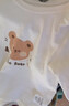 貝瑞加（Babyprints）兒童內衣套裝男女寶寶秋衣秋褲2件套純棉家居服上衣褲子 小熊100 曬單實(shí)拍圖