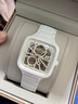 雷達（RADO）檀健次同款瑞士手表真我系列‘白方’高科技陶瓷機械女表新年禮物 曬單實(shí)拍圖