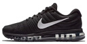 耐克NIKE男全掌氣墊跑步鞋 AIR MAX 2017運動(dòng)鞋849559-001黑40 曬單實(shí)拍圖