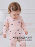 babylove【紡軟織柔】女寶寶連體衣春秋季純棉衣服嬰幼兒哈衣爬爬服外出服 曬單實(shí)拍圖